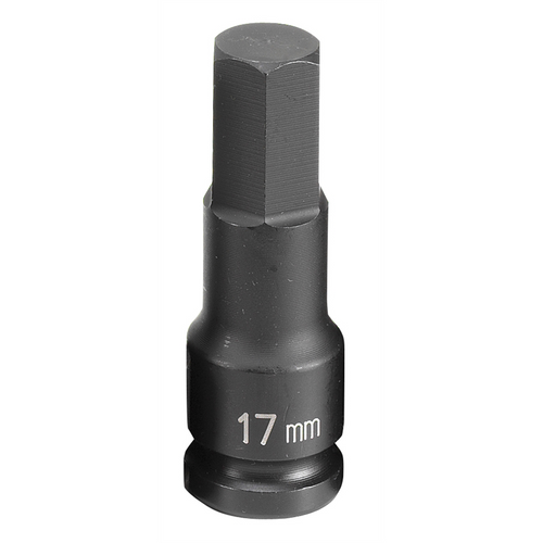 Grey Pneumatic SOC 17MM 1/2D IMP HEX