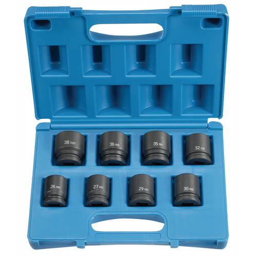 Grey Pneumatic 3/4"DR 8PC STD METR