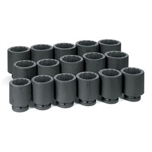 Grey Pneumatic 1" Dr 16 Pc. Deep Frac Set