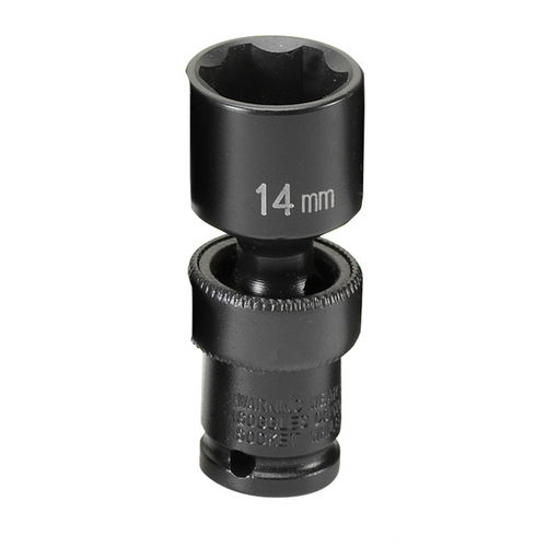 Grey Pneumatic SOC 14MM 1/4D IMP UNIV 6PT