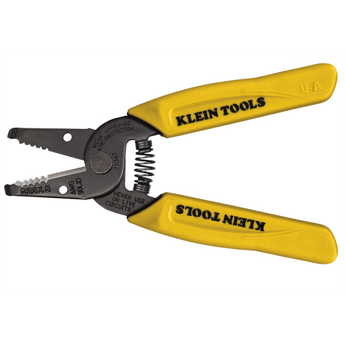 Klein Tools Wire Stripper-Cutter Flat Design for 22-30 AWG Solid Wire Klein Tools Wire Stripper-Cutter Flat Design for 22-30 AWG Solid Wire