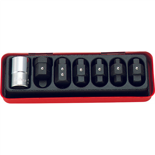 Ko-ken USA 1/2 Sq. Dr. Drain Plug Key Set   For Lubrication Service