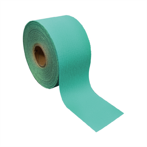 High Teck Products (1 roll per box) 2-3/4"x25YD GREEN PSA Sanding Sheet Roll 320G