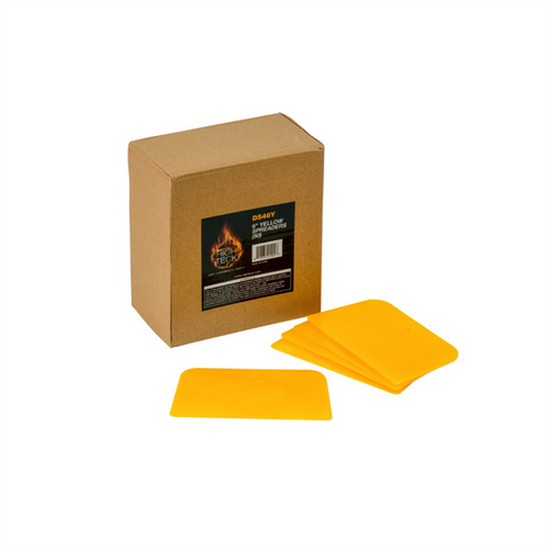 High Teck Products DS46Y Spreader, 6 in W, Plastic, Yellow, Tapered Edge