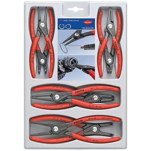 KNIPEX 8 Pc. Precision Circlip Pliers Set KNIPEX 8 Pc. Precision Circlip Pliers Set