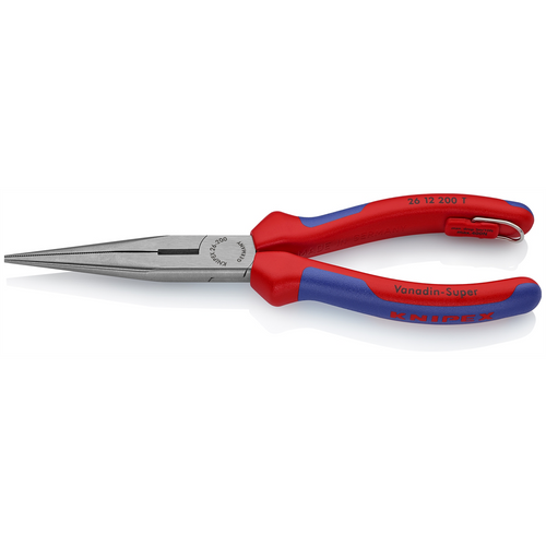 KNIPEX LONG NOSE PLIERS W/ CUTTER - TETHERED ATTACHMENT KNIPEX LONG NOSE PLIERS W/ CUTTER - TETHERED ATTACHMENT