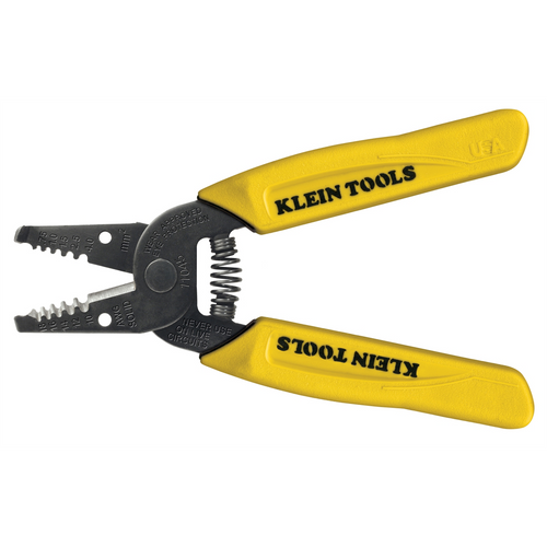 Klein Tools WIRE STRIPPER / CUTTER FOR 10-18GA SOLID WIRE Klein Tools WIRE STRIPPER / CUTTER FOR 10-18GA SOLID WIRE