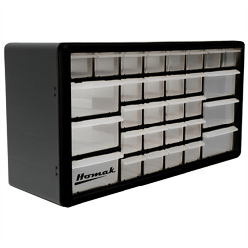 Homak Manufacturing 30 DRAWER PARTS ORGANIZER Homak Manufacturing 30 DRAWER PARTS ORGANIZER
