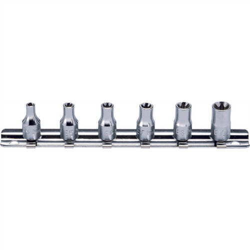 Ko-ken USA RS2425/6 1/4 Sq. Dr. 6 piece TORX&Acirc;&reg; Socket Set E4-E10