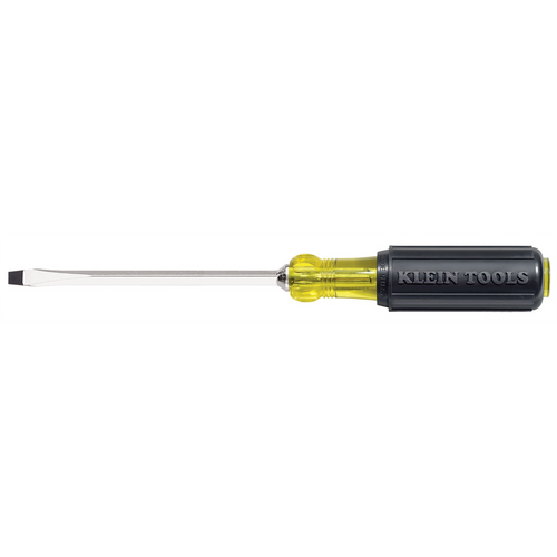 Klein Tools Screwdriver Cushn-Grip Sq-Shank Keystone 5/16"x6" Klein Tools Screwdriver Cushn-Grip Sq-Shank Keystone 5/16"x6"