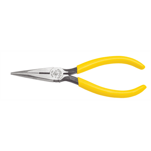 Klein Tools LONG NOSE PLIERS, SIDE CUTTERS, 6-5/8" Klein Tools LONG NOSE PLIERS, SIDE CUTTERS, 6-5/8"