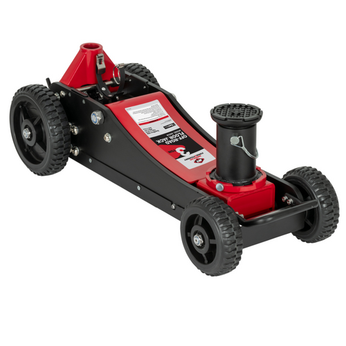 American Forge & Foundry Off Road Service Jack - 3 Ton Aluminum /  Steel Hybrid - Double Pump - Min Hieght 5.9 Inch to 28.74 Inch Max Hieght American Forge & Foundry Off Road Service Jack - 3 Ton Aluminum /  Steel Hybrid - Double Pump - Min Hieght 5.9 Inch to 28.74 Inch Max Hieght