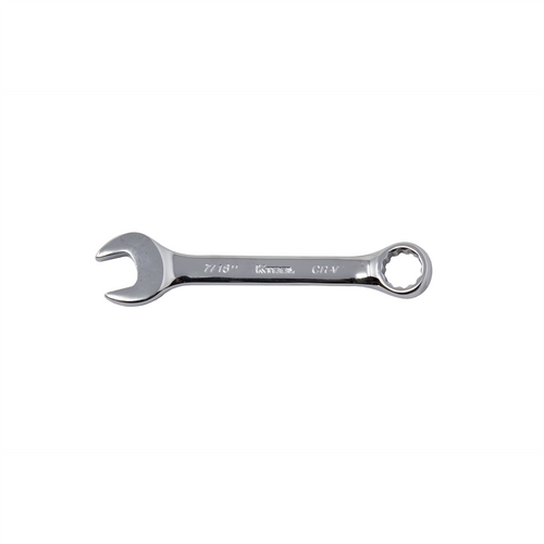 K Tool International Wrench 7/16 Inch Combination Short 12 Point 15 Degree