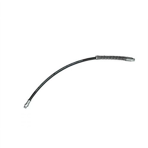 American Forge & Foundry AFF - Grease Gun Whip Hose w/ Heavy Duty Spring Guard - 18" Length - 3,500 PSI Working Pressure - 1/8" NPT