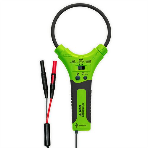KPS by Power Probe DCM3010FLEX TRMS Flexible Rogowski Coil Clamp Meter - 3000A AC, 457mm Coil, CAT IV 600V Safety Rated