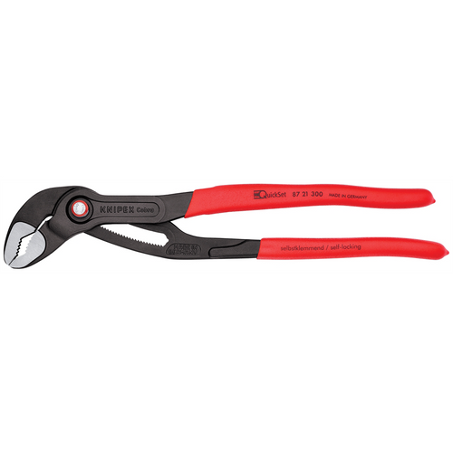 KNIPEX 12 inch Cobra QuickSet Water Pump Pliers KNIPEX 12 inch Cobra QuickSet Water Pump Pliers