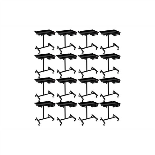 K Tool International Work Table 30 Inch Adjustable (Matte Black) (Pallet of 16)