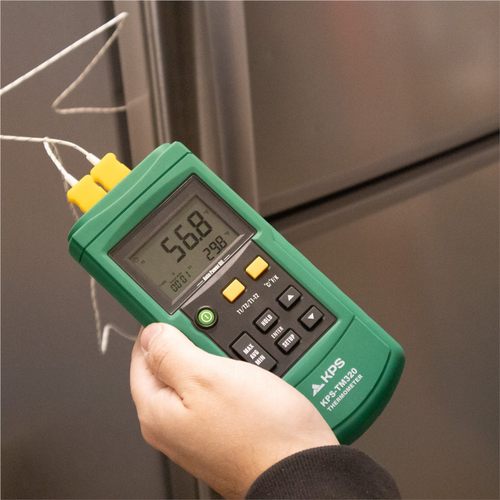 KPS by Power Probe KPS TM320 Contact Digital Thermometer with 2 channels