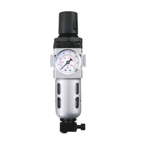 K Tool International Filter-Regulator Combo Miniature 1/4 Inch NPT K Tool International Filter-Regulator Combo Miniature 1/4 Inch NPT