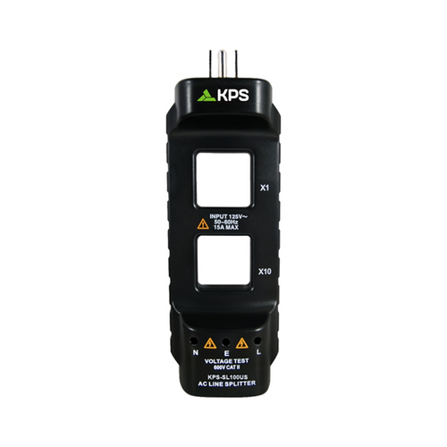 KPS by Power Probe KPS SL100US Two Prong Clamp Meter 15A Line Splitter