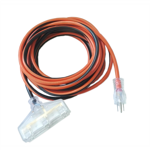 K Tool International 25 ft 14/3 Triple Tap Cord K Tool International 25 ft 14/3 Triple Tap Cord