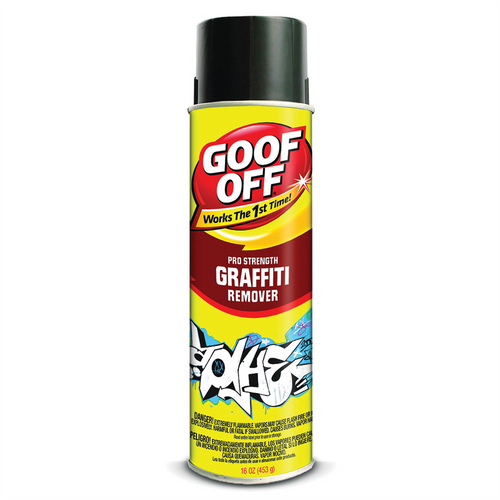 Klean Strip Goof Off FG673 Graffiti Remover, 16 oz Aerosol Can, Gas
