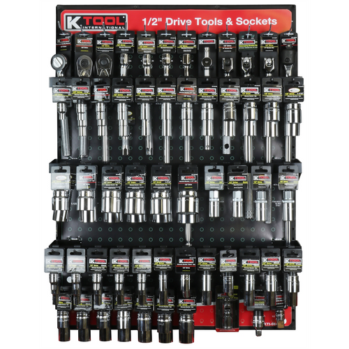 K Tool International 1/2" Dr Socket & Tool Display