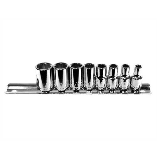 K Tool International 8-PIECE 1/4 " DR 6-PT SAE SOCKE