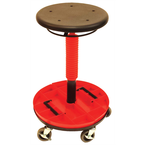 ShopSol MECHANICS STOOL W/ REMOVABLE TRAY - HIGH