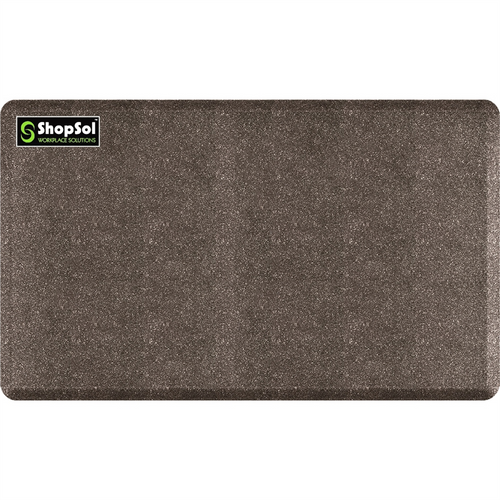 ShopSol Anti-Fatigue Mat Supreme 5' x 3' Mosaic Steel 53