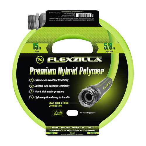 Legacy Manufacturing Flexzilla Garden Hose 5/8 Inch x 15 Feet 3/4 inch  - 11 1/2 GHT