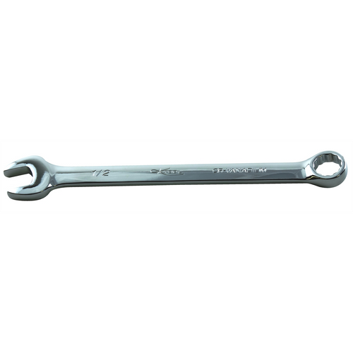 K Tool International Wrench 1/2 Inch Combination Hi Polish 12 Point 15 Degree
