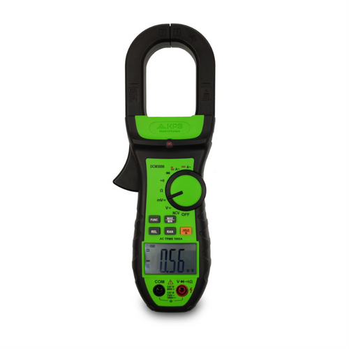 KPS by Power Probe KPS DCM3000 True RMS Industrial Clamp Meter for AC/DC Voltage and AC Current