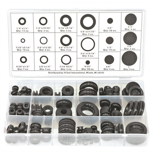 K Tool International 125-pc Grommet Assortment Kit K Tool International 125-pc Grommet Assortment Kit