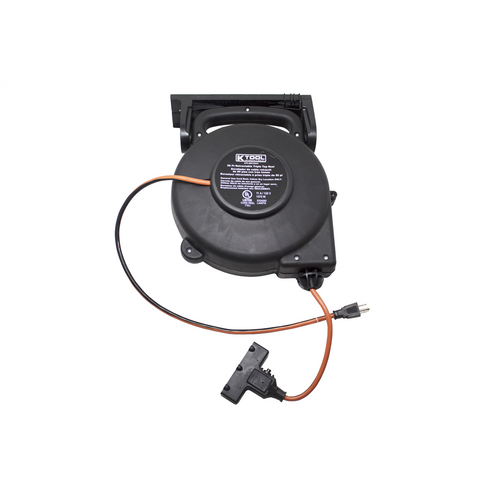 K Tool International 50 ft Retractable Triple Tap Reel K Tool International 50 ft Retractable Triple Tap Reel