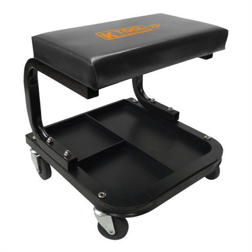 K Tool International Mechanic's Seat w/ Plastic Tool Tray