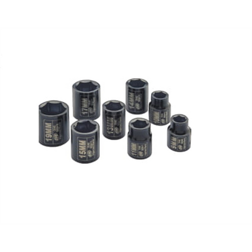 Ingersoll Rand 3/8" Drive Hex Metric Socket Set, 8-Piece