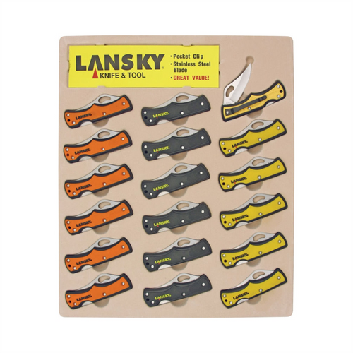 18 PIECE SMALL LOCKBACK KNIFE DISPLAY 18 PIECE SMALL LOCKBACK KNIFE DISPLAY