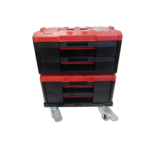 Shopsol Shuter Stackable Toolbox kit 3-Tier with mobile base