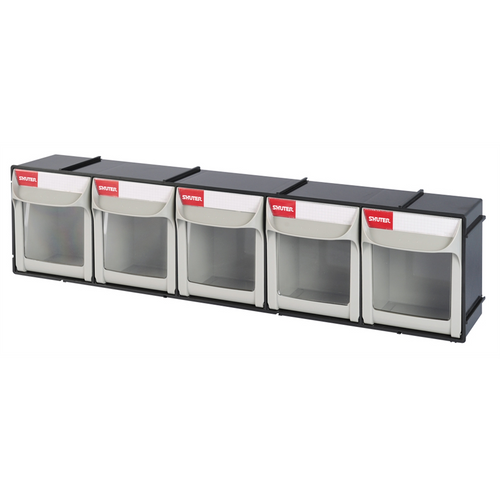 ShopSol Flip Out Part Storage Bins - 5 Compartment