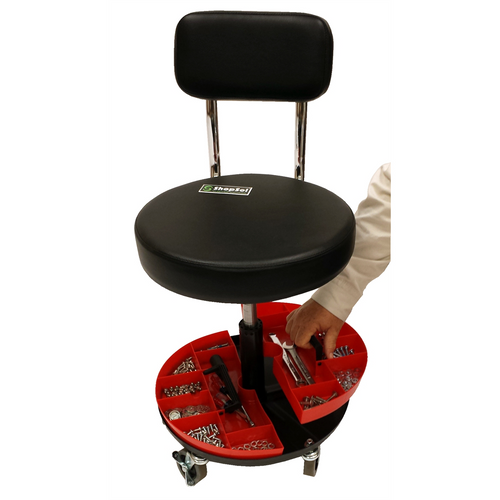 ShopSol MECHANIC STOOL BACKREST CREEPER TRAY