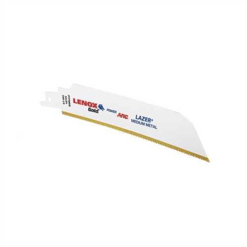 Lenox Tools Reciprocating Saw Blades, 6118GR, Gold Bi-Metal Lenox Tools Reciprocating Saw Blades, 6118GR, Gold Bi-Metal