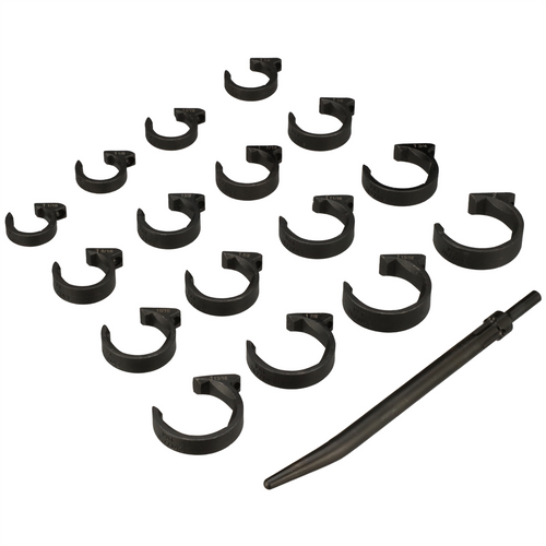 Milton Industries LTI Tool By MIlton 16-Piece SAE SHOCKIT Line Wrench Set - Heavy Duty Industrial/Hydraulic Line Fittings