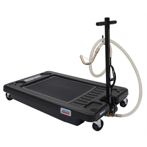 Lincoln Lubrication Low Profile 17 Gallon Oil Change Truck Dra with Evacuation Pump