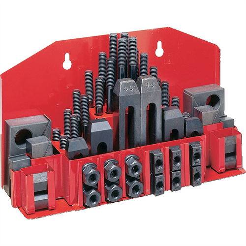 Jet Tools TOOLS CLAMPING KIT TRAY FOR T-SLOT 52-PC Jet Tools TOOLS CLAMPING KIT TRAY FOR T-SLOT 52-PC