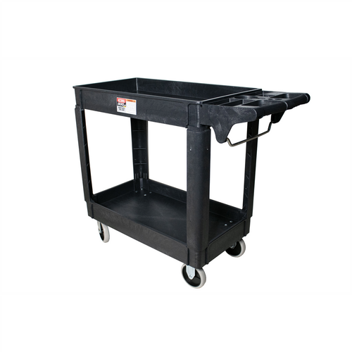 K Tool International Tool Cart HD Plastic 2 Shelf Tub Style K Tool International Tool Cart HD Plastic 2 Shelf Tub Style