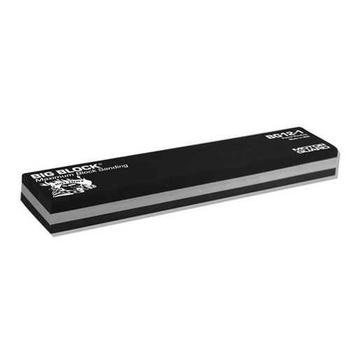Motorguard J.R. Tech Big-Block BGK12-1 Hook Facing Sanding Block, 2-5/8 in W x 12 in L, Hook and Loop Attachment