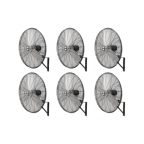 K Tool International 30" Oscillating Wall Mount Industrial Fan (Pallet of 6)