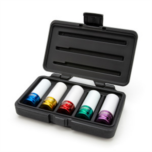 J S Products 1/2-Inch Drive Sleeved Impact Socket Set, 5-Piece J S Products 1/2-Inch Drive Sleeved Impact Socket Set, 5-Piece