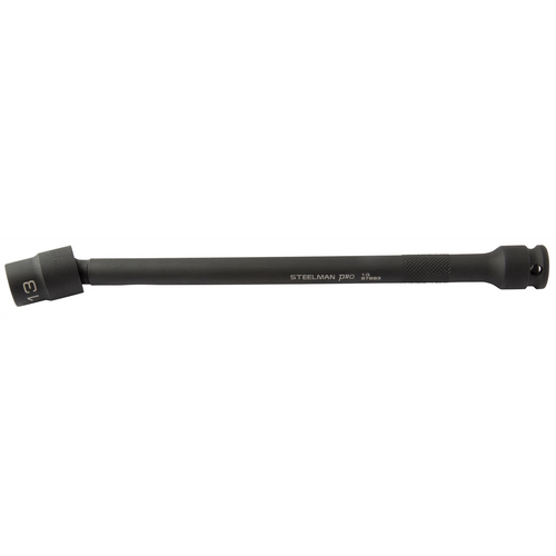 J S Products (steelman) 3/8" Drive x 9" Long Ball-Joint Impact Socket,13mm